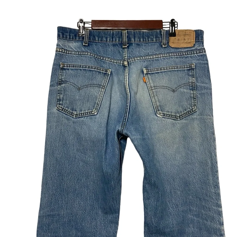 Vintage Orange Tab Levi’s 517 Jeans Men’s Size 38W Blue Jeans